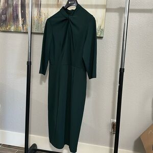 Women’s green modest dress